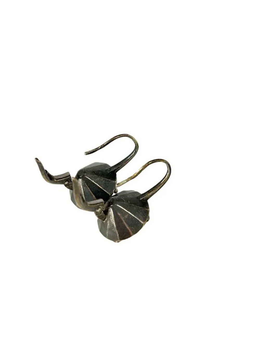 Bottega Veneta Earrings Silver Clear